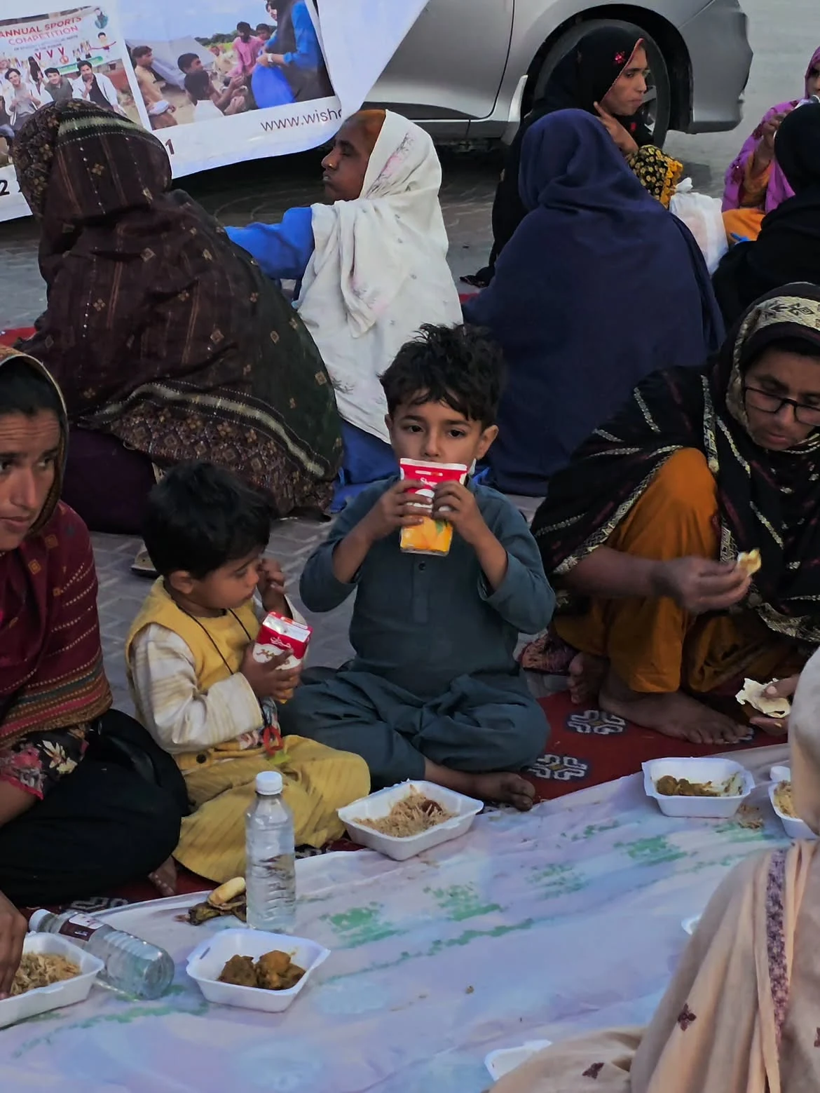 Monthly Food Distribution relief photo